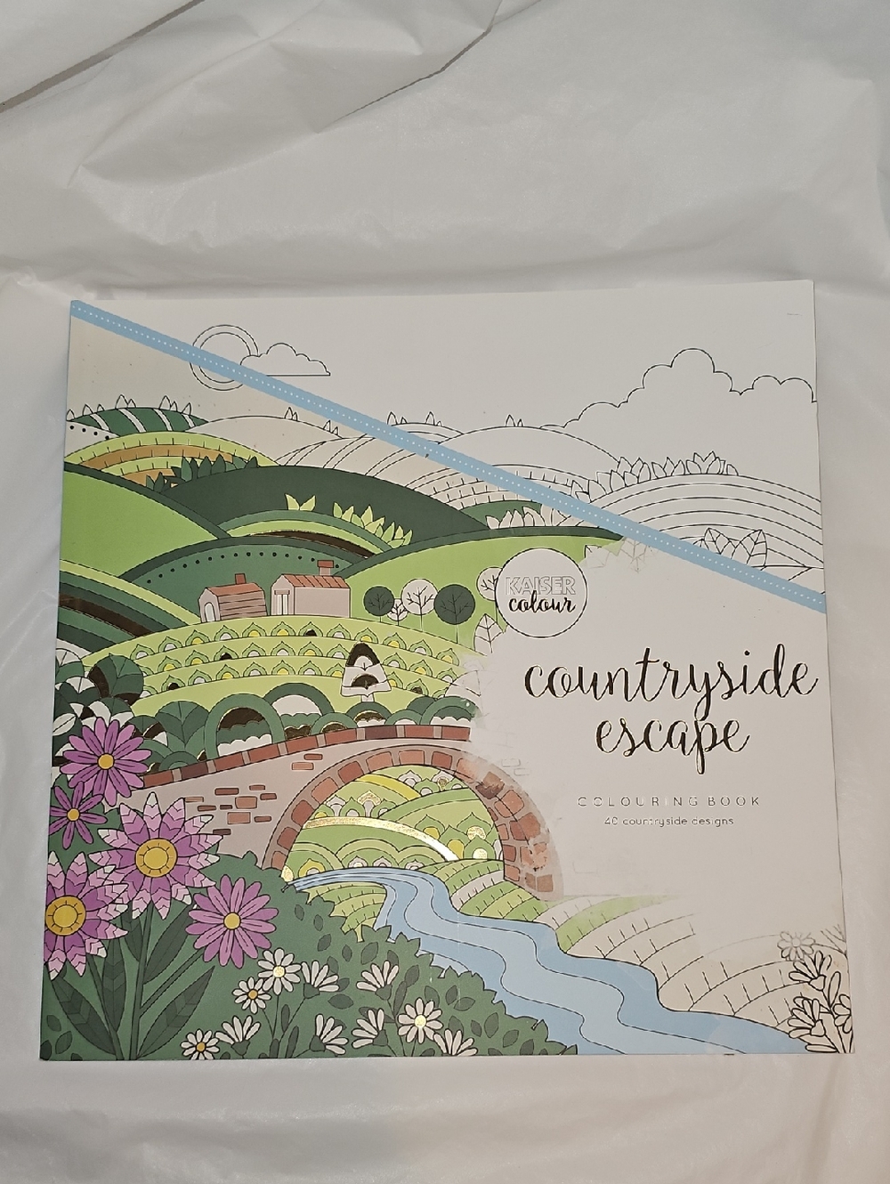 Countryside Escape Colouring Book - 40 Countryside Designs New